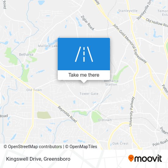 Kingswell Drive map
