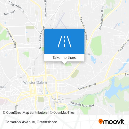 Mapa de Cameron Avenue