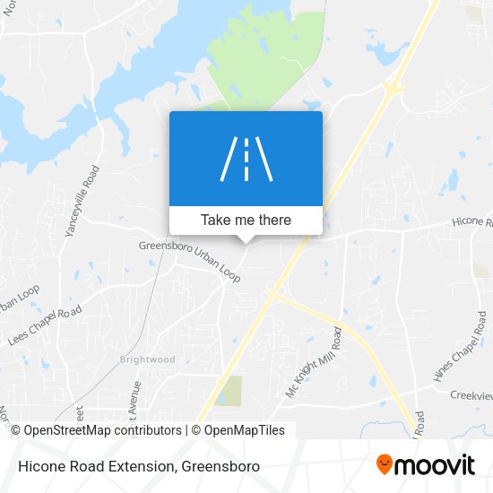 Mapa de Hicone Road Extension