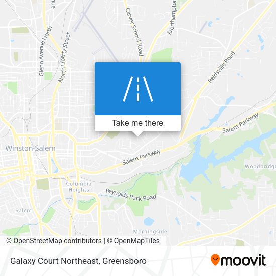 Galaxy Court Northeast map