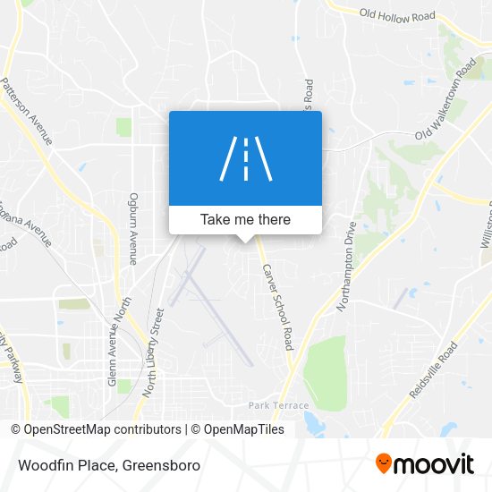 Mapa de Woodfin Place