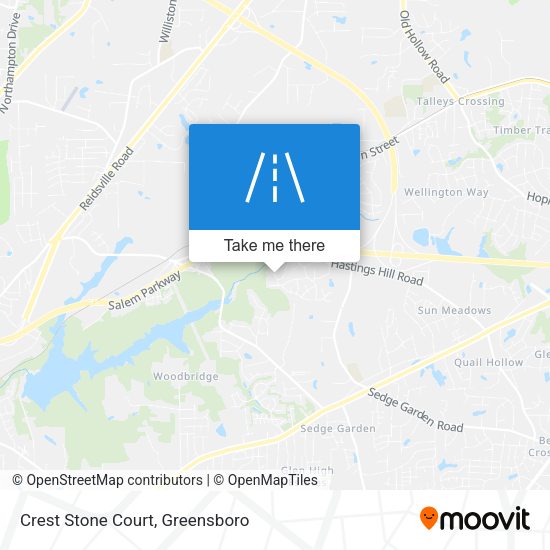Crest Stone Court map