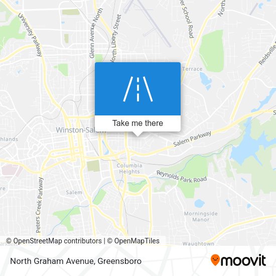 North Graham Avenue map