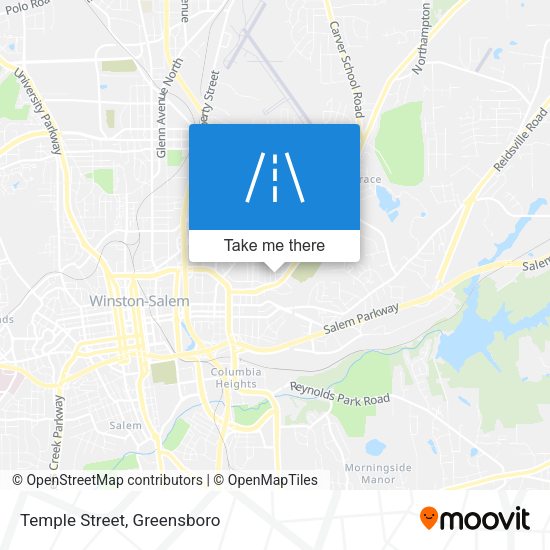 Mapa de Temple Street