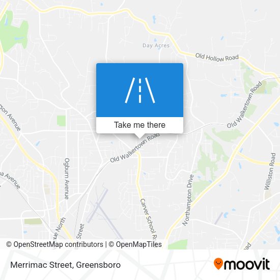 Mapa de Merrimac Street