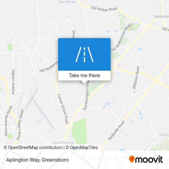 Mapa de Aplington Way