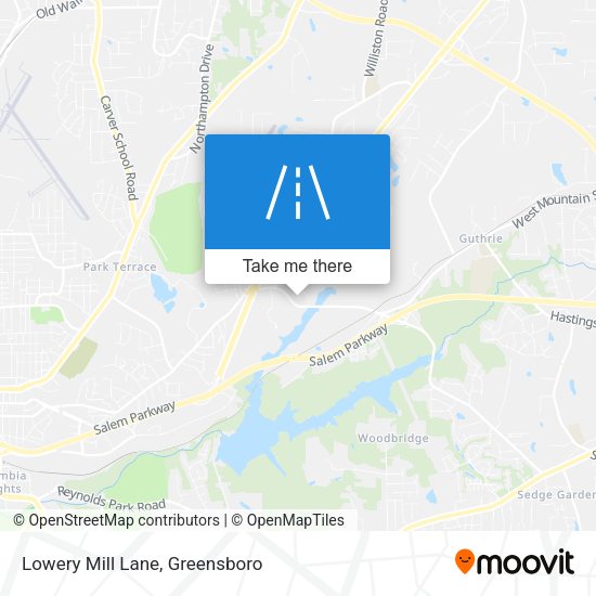 Mapa de Lowery Mill Lane