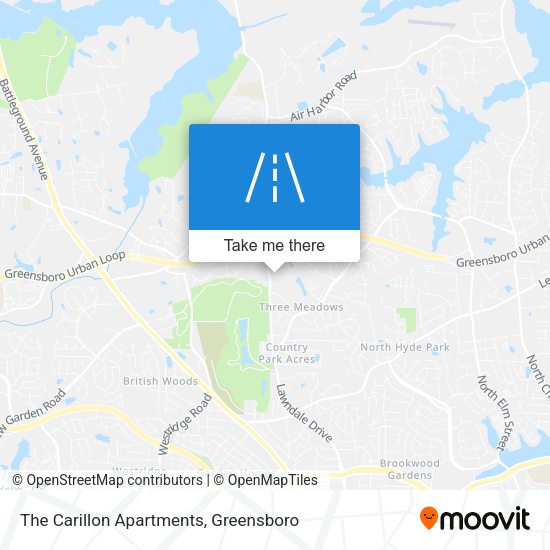 Mapa de The Carillon Apartments