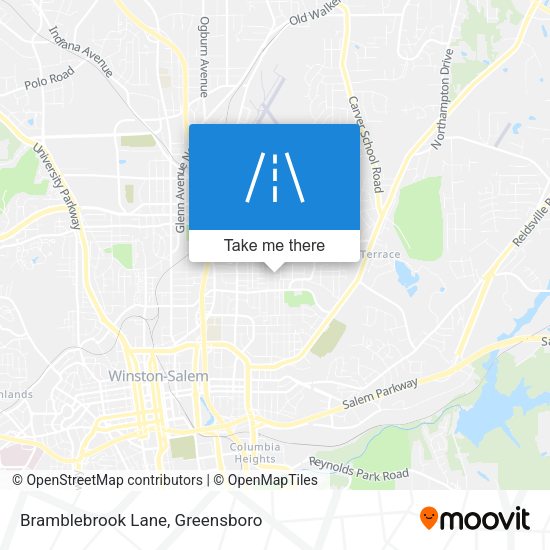 Mapa de Bramblebrook Lane