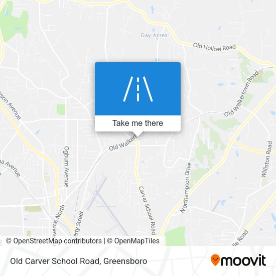 Mapa de Old Carver School Road