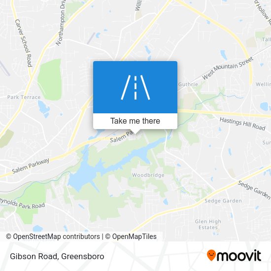 Mapa de Gibson Road