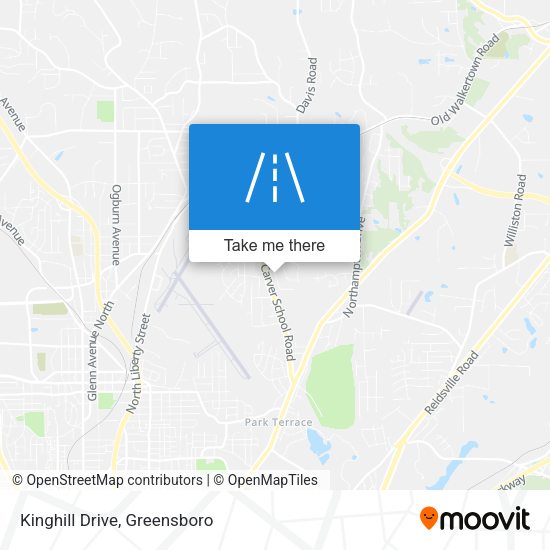 Mapa de Kinghill Drive