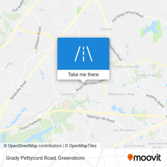 Grady Pettycord Road map
