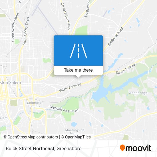 Mapa de Buick Street Northeast