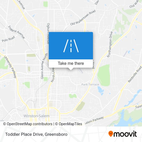 Toddler Place Drive map