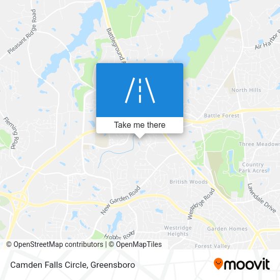 Mapa de Camden Falls Circle