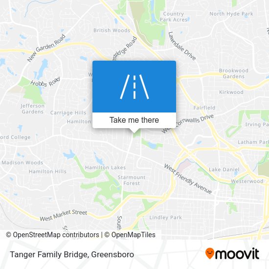 Mapa de Tanger Family Bridge