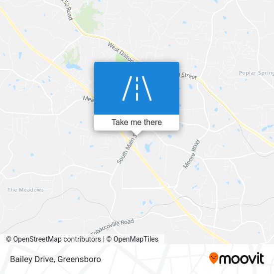 Mapa de Bailey Drive