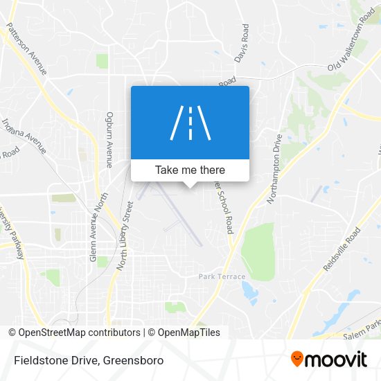 Mapa de Fieldstone Drive