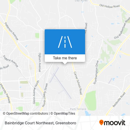 Bainbridge Court Northeast map