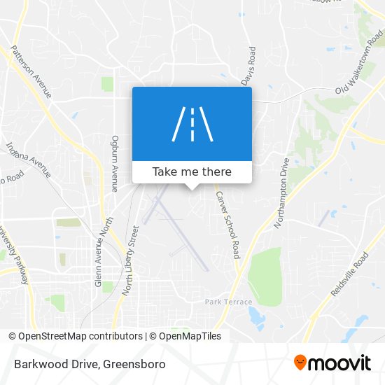 Barkwood Drive map