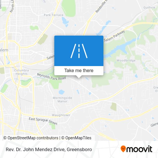Rev. Dr. John Mendez Drive map