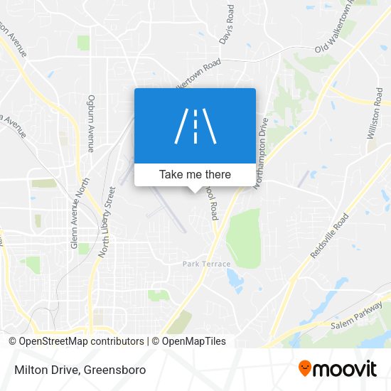 Mapa de Milton Drive