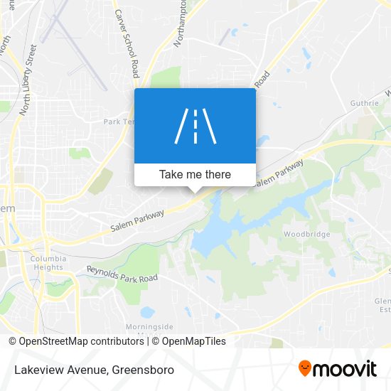 Lakeview Avenue map