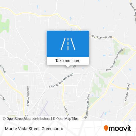Mapa de Monte Vista Street