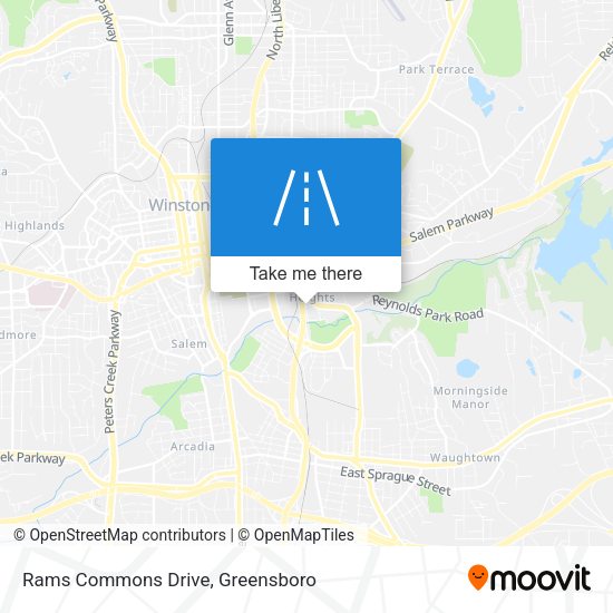 Rams Commons Drive map