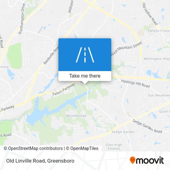 Mapa de Old Linville Road