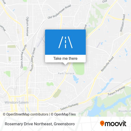 Rosemary Drive Northeast map