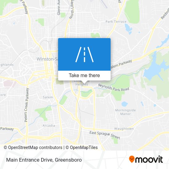 Main Entrance Drive map