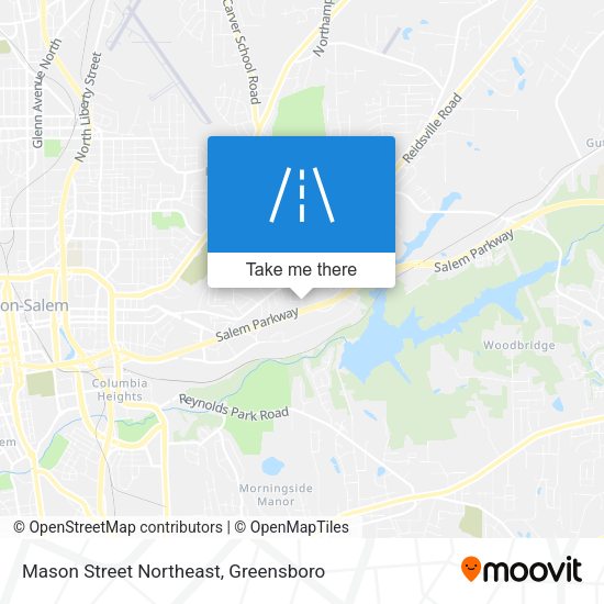 Mapa de Mason Street Northeast