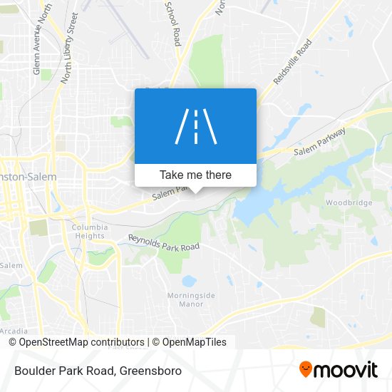 Mapa de Boulder Park Road