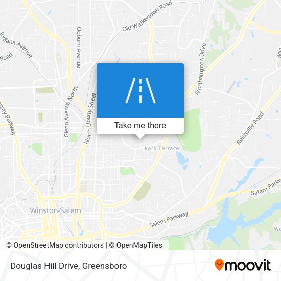 Douglas Hill Drive map