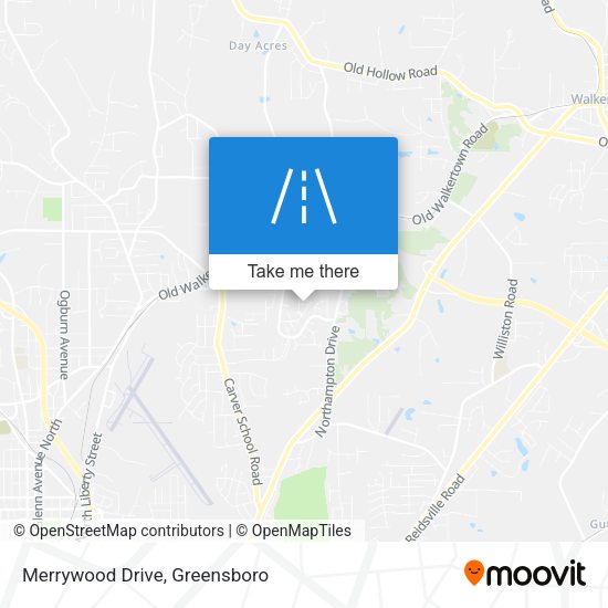 Merrywood Drive map