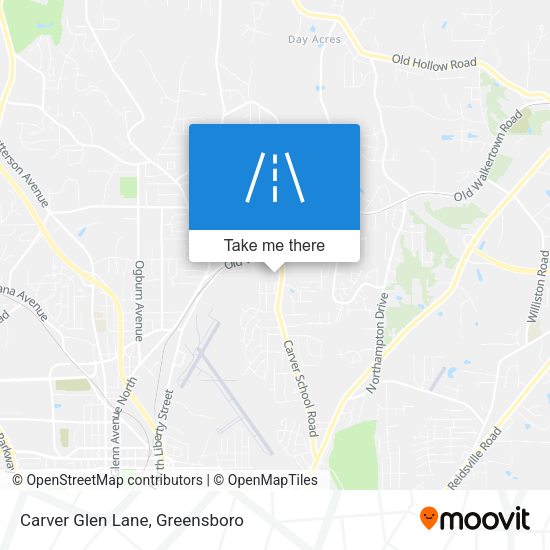 Mapa de Carver Glen Lane