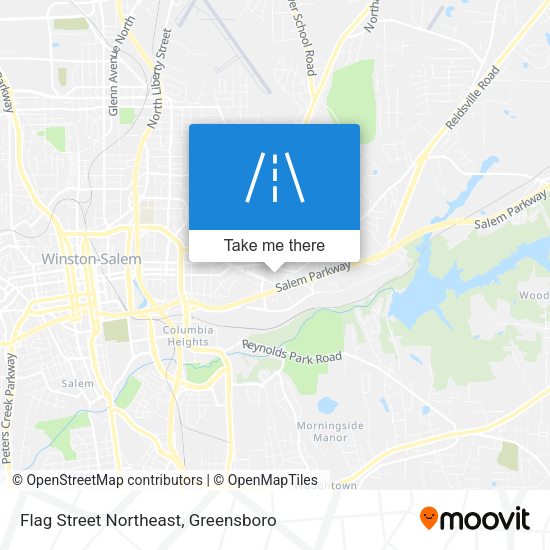 Flag Street Northeast map