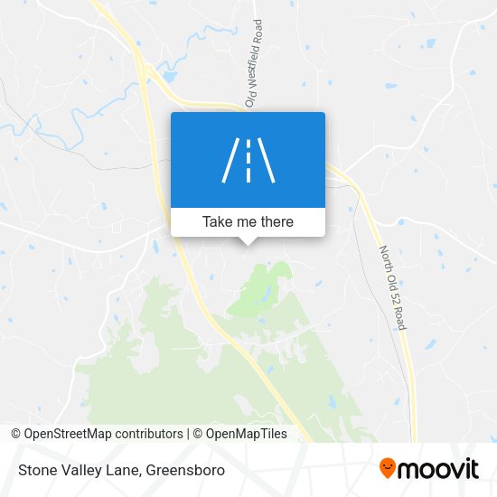 Stone Valley Lane map