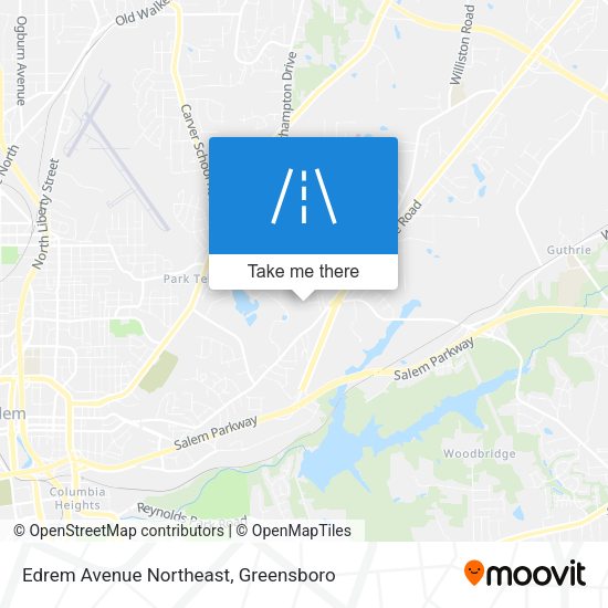 Edrem Avenue Northeast map