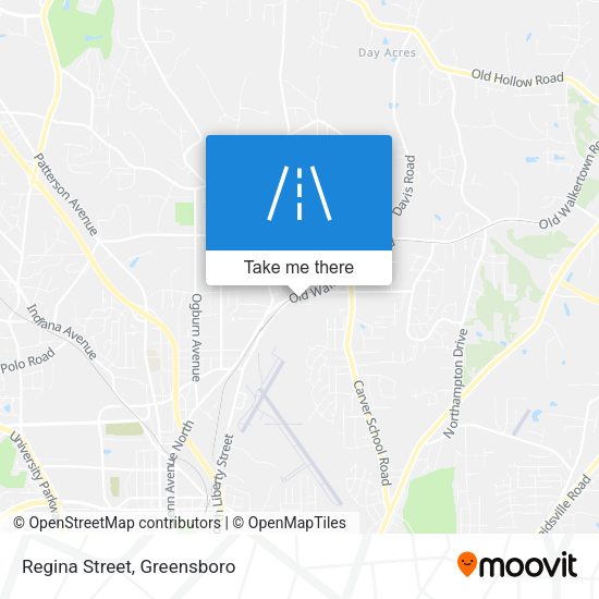 Mapa de Regina Street