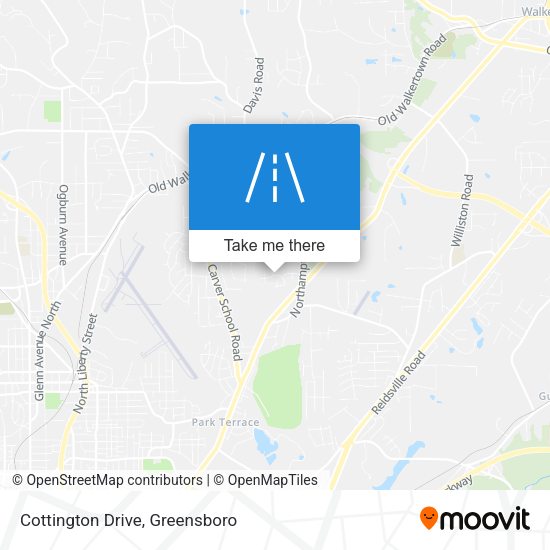Cottington Drive map