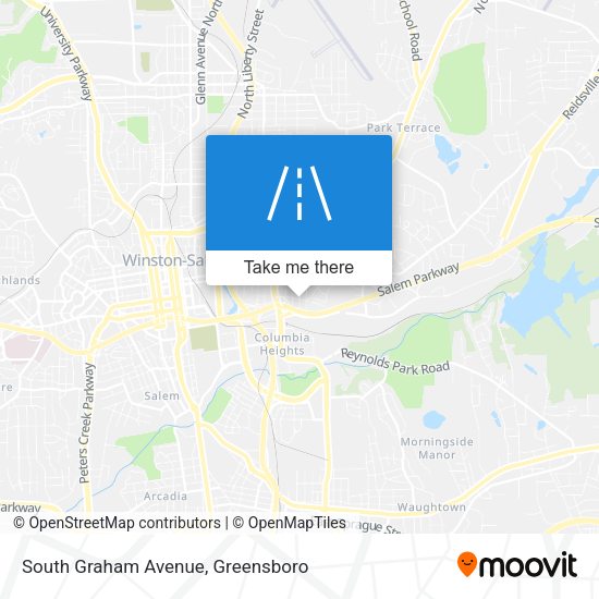 South Graham Avenue map