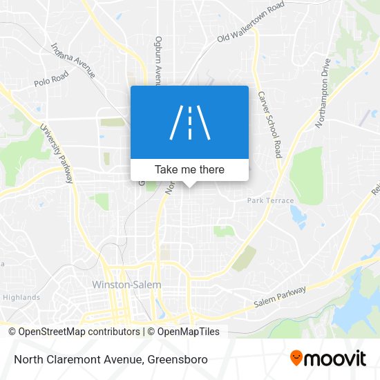 Mapa de North Claremont Avenue