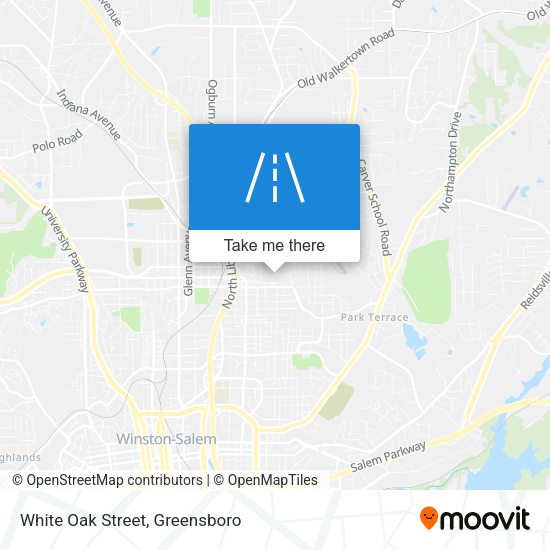 Mapa de White Oak Street