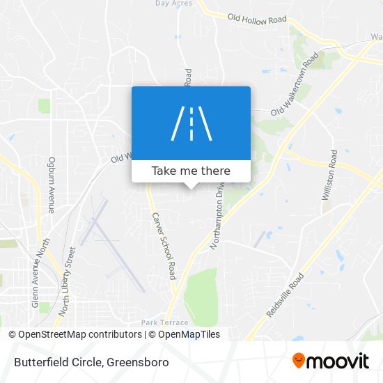 Mapa de Butterfield Circle