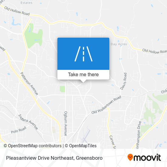 Mapa de Pleasantview Drive Northeast