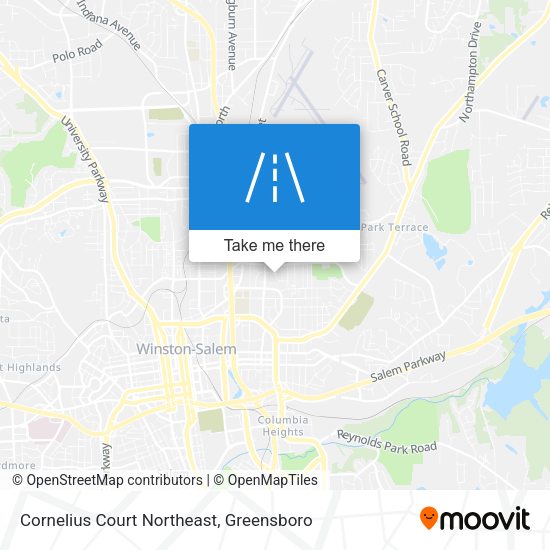 Cornelius Court Northeast map