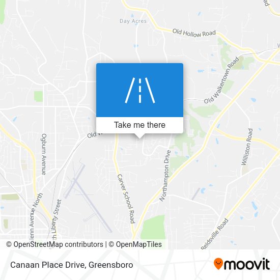 Canaan Place Drive map